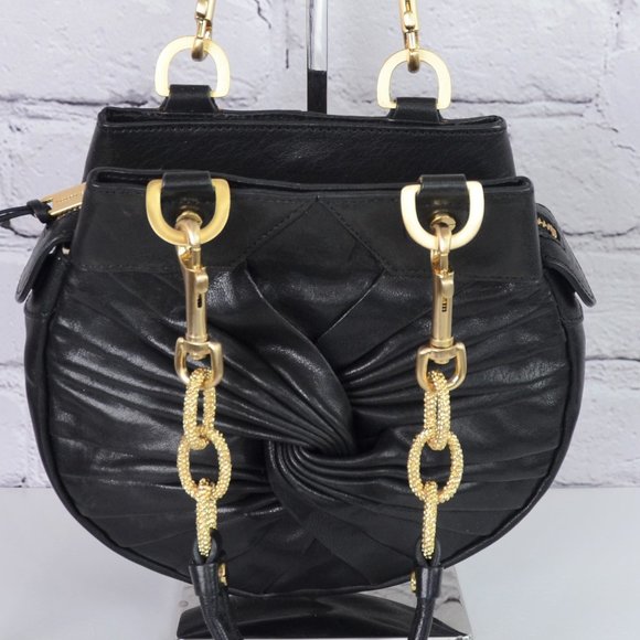 ALEXIS HUDSON Black & Gold Chain Shoulder Bag … - Picture 7 of 15